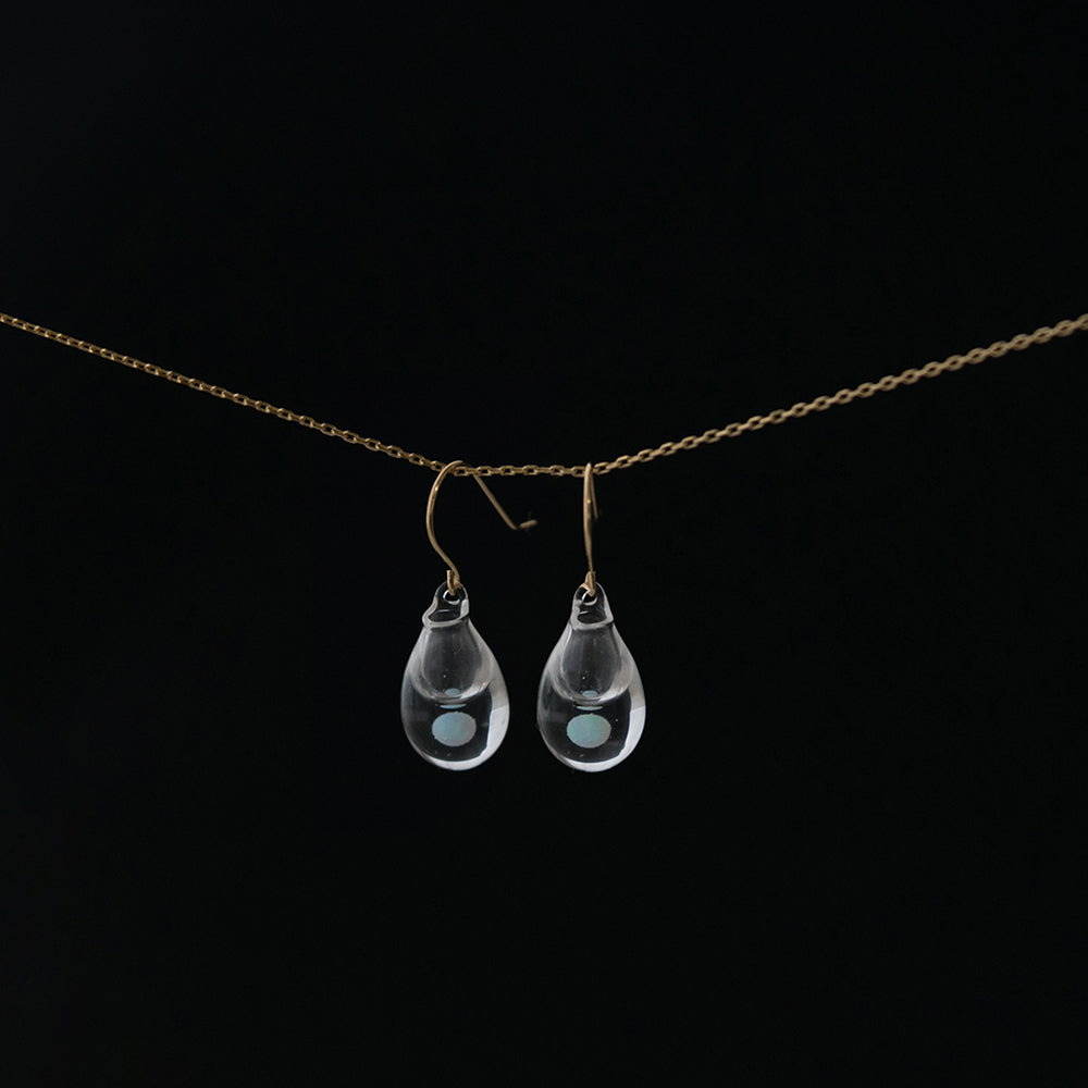 moon aroma earrings hook type