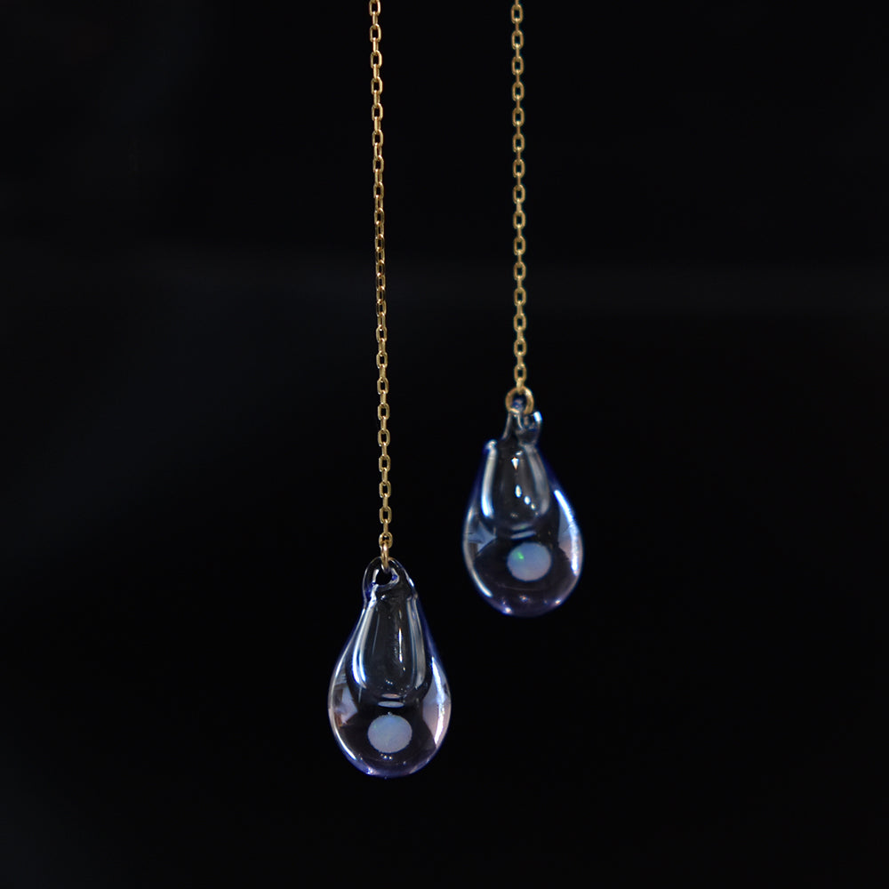 Yunagi Moon Aroma Earrings Chain Type
