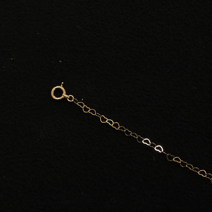 mini heart chain necklace
K18YG (18K yellow gold)