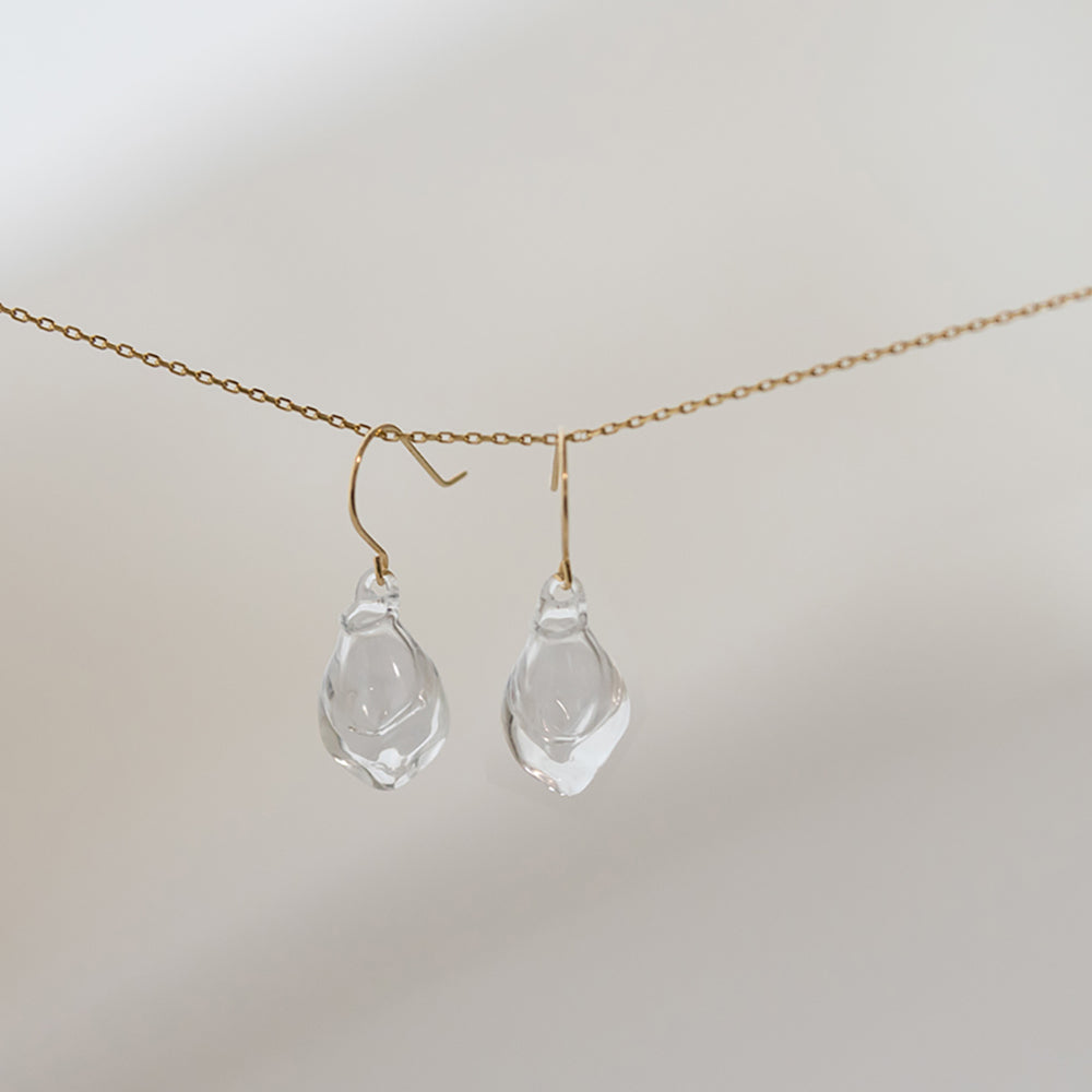 Ice aroma earrings hook type