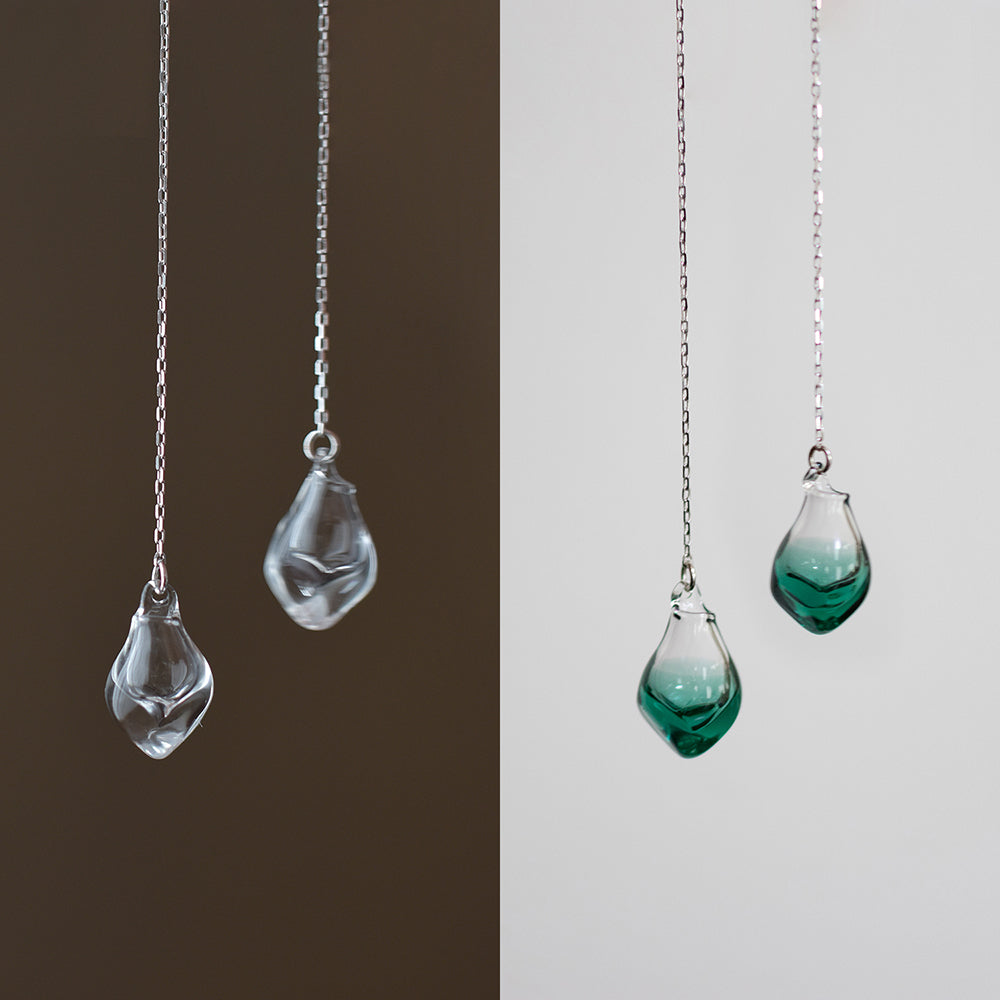 Ice aroma earrings chain type