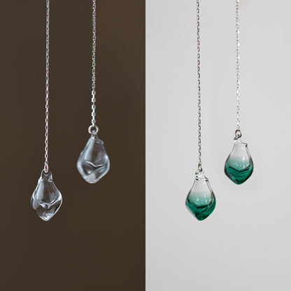 Ice aroma earrings chain type