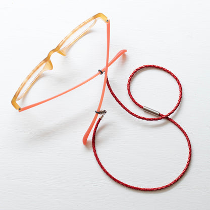 magnetic leather glass cord