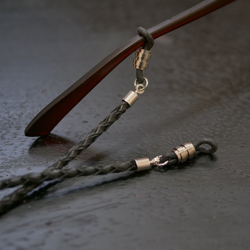 leather glass cord