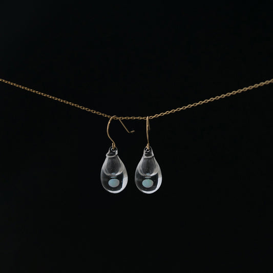 moon aroma earrings hook type