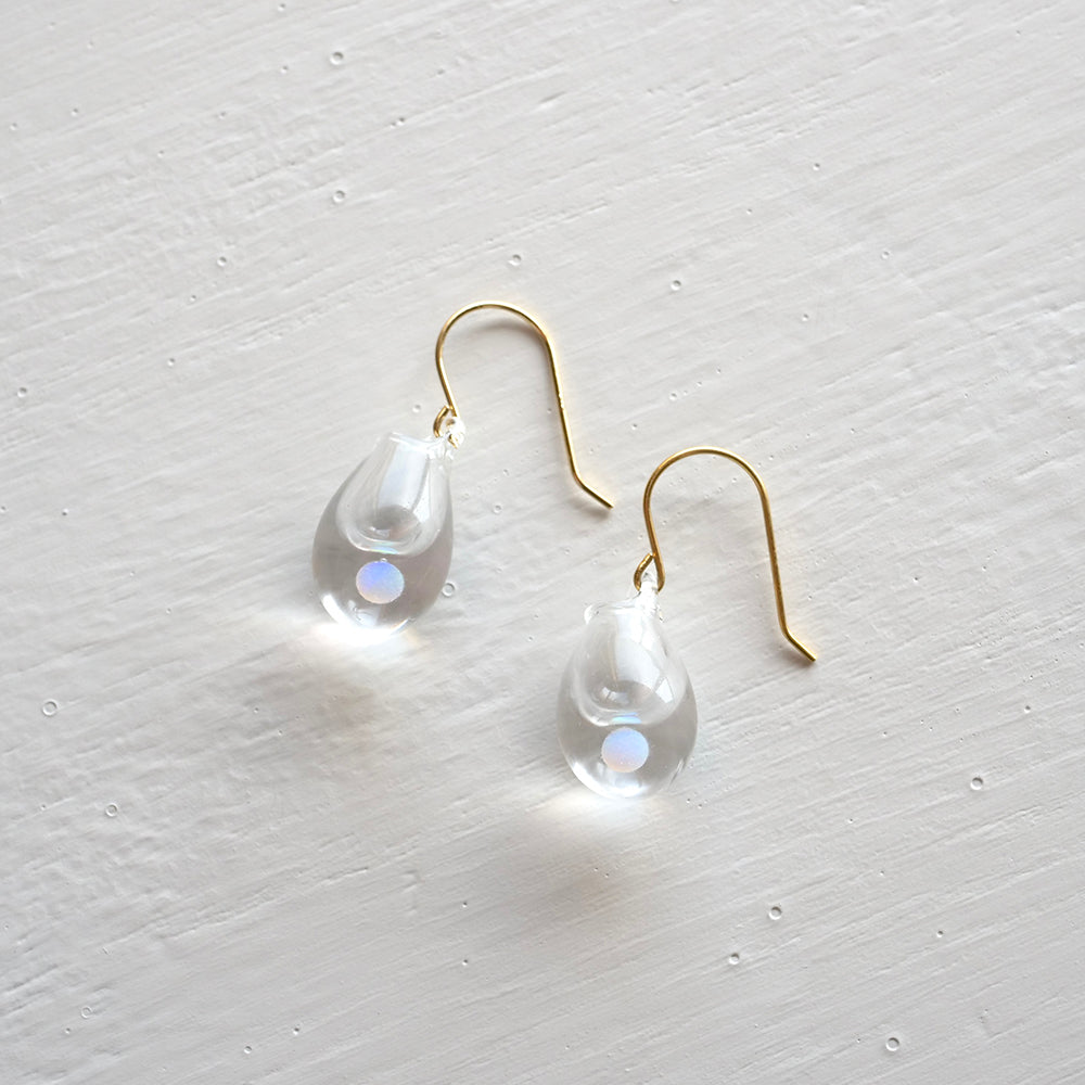 moon aroma earrings hook type