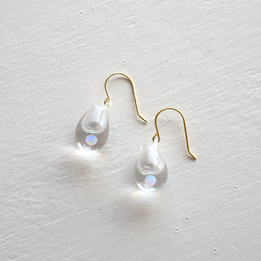 moon aroma earrings hook type
