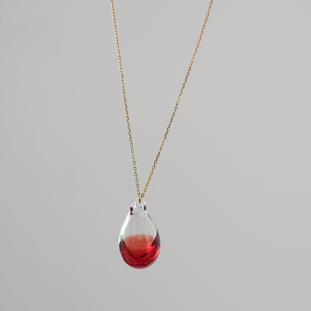Drop aroma necklace long