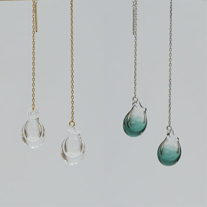 Shizuku aroma earrings chain type