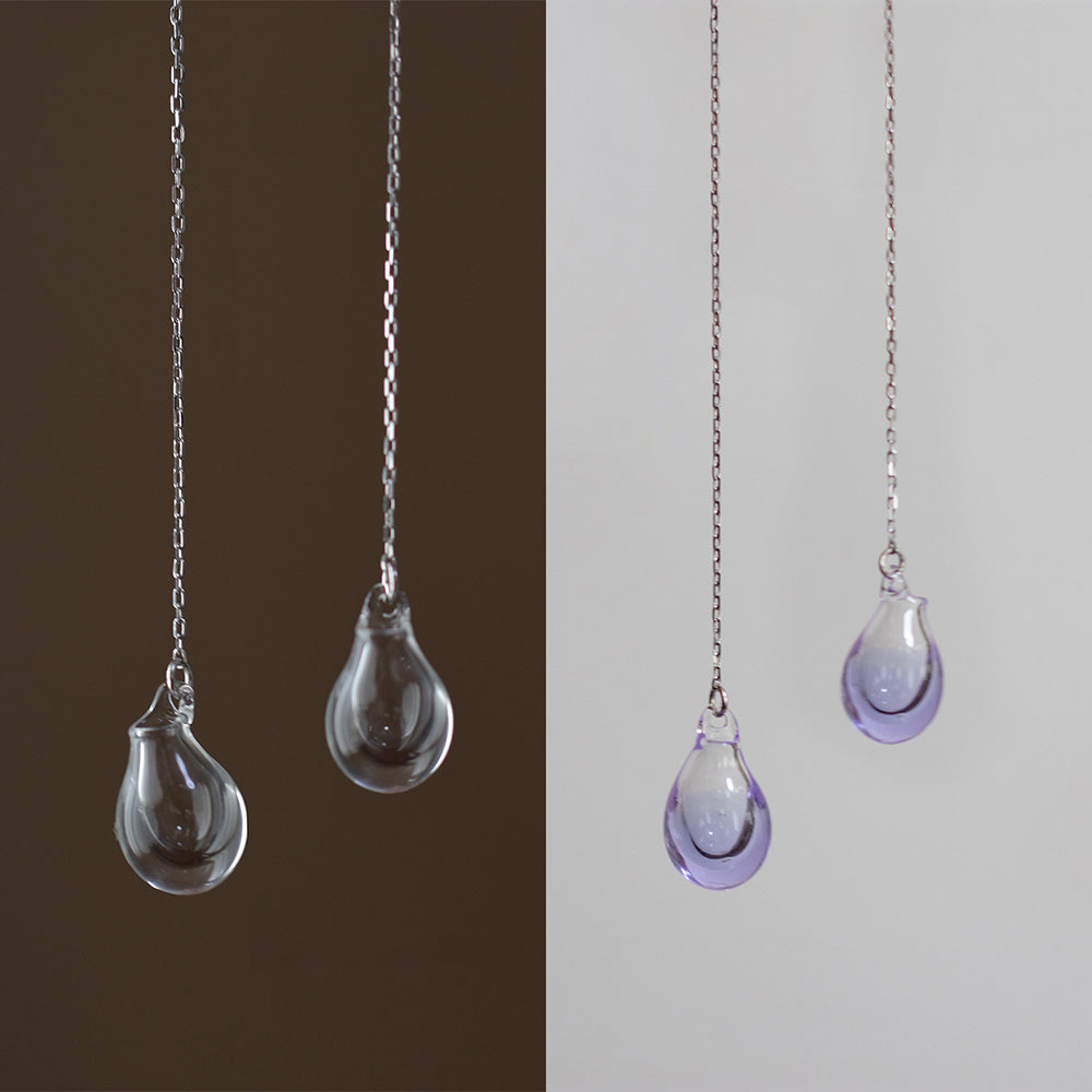 Shizuku aroma earrings chain type