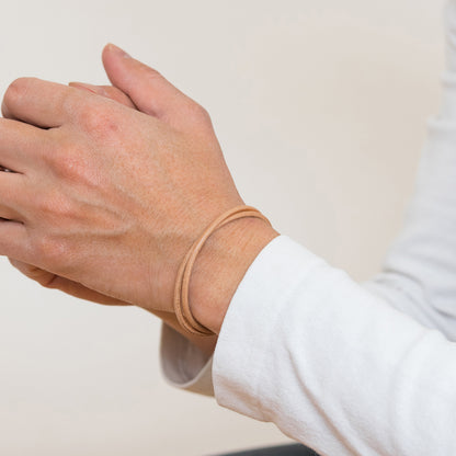 Smart leather bracelet (double)