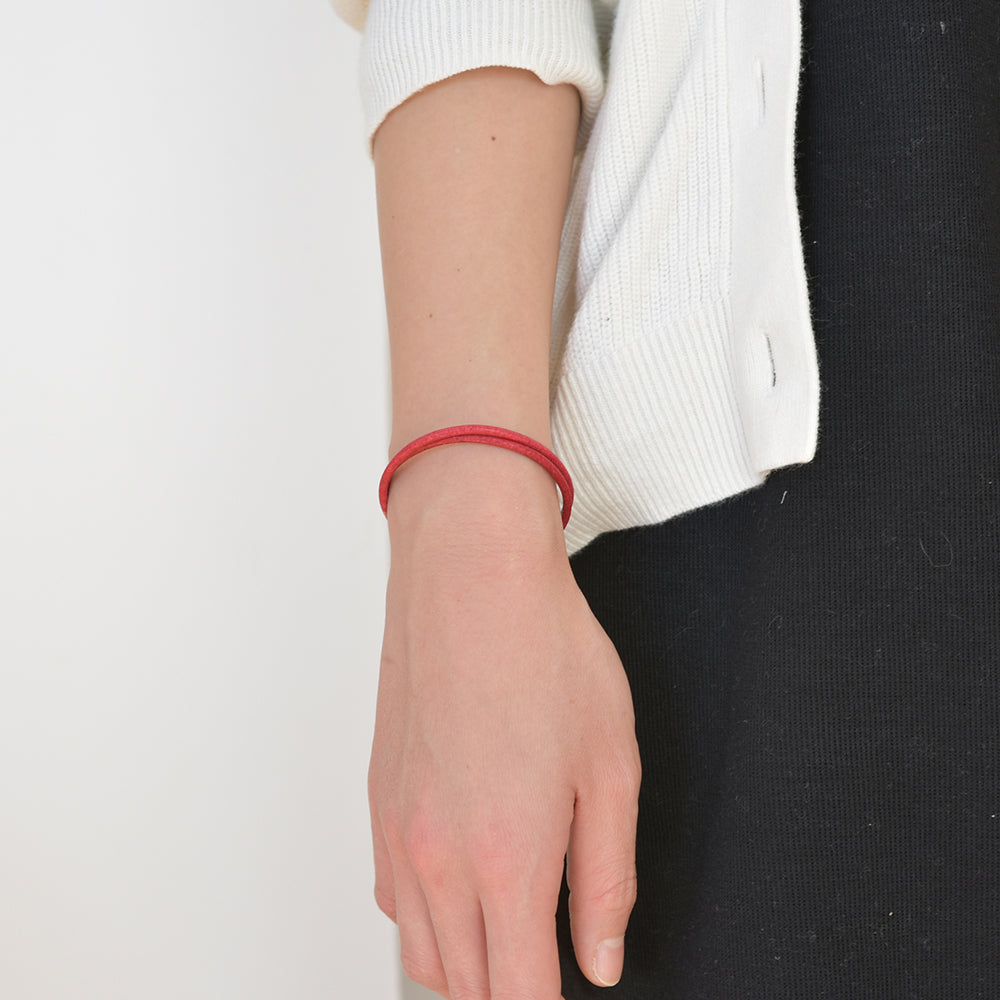 Smart leather bracelet (double)