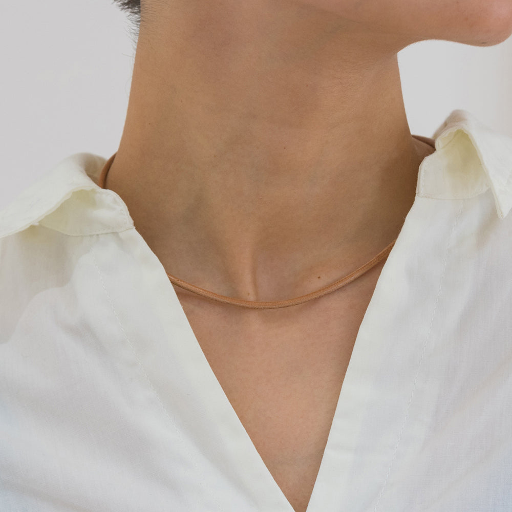 smart leather necklace