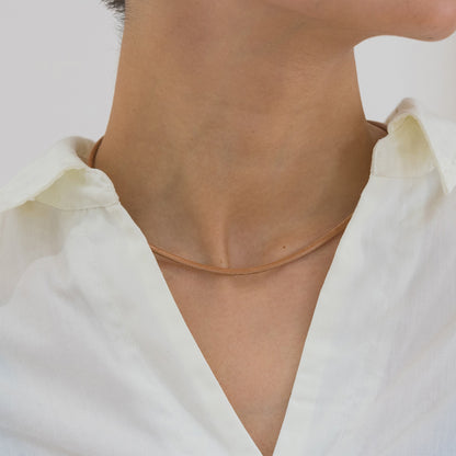 smart leather necklace