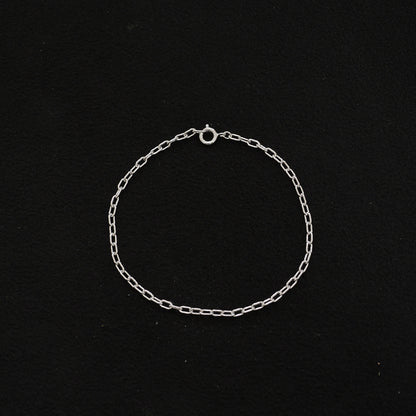 Oval thick bracelet
SV925 (Silver)