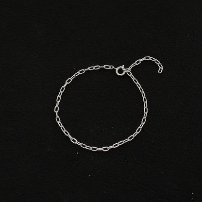Oval thick bracelet
SV925 (Silver)